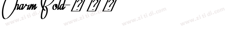 Charm Bold字体转换